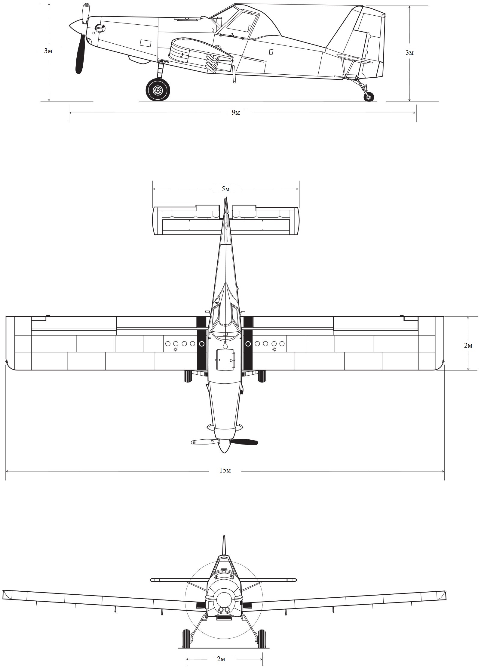 AT-402B: Dimensional Drawings
