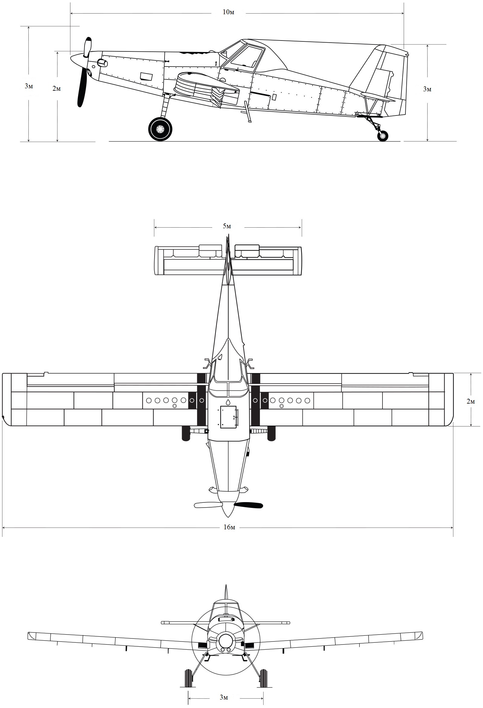 AT-504: Dimensional Drawings