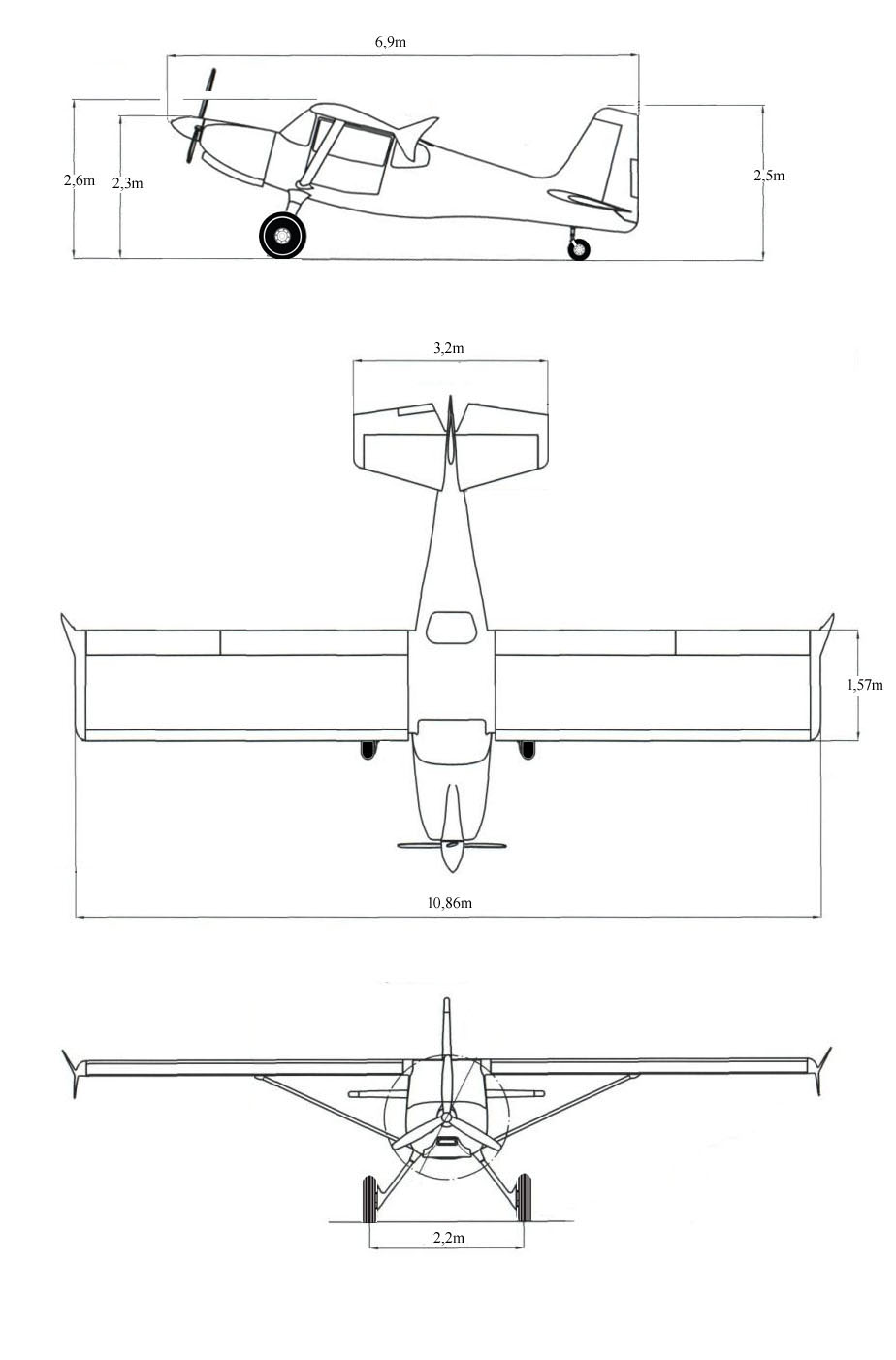 HIAT-650 TR/AG: Dimensional Drawings